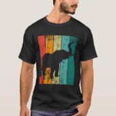 レトロ象 Tシャツ (正面)