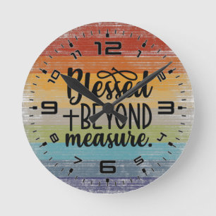 レトロ賛美は計り知れない ラウンド壁時計