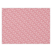 レトロ赤または任意の色の電話パターン テーブルクロス (正面(横))