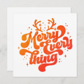 レトロ赤白メリーすべて聖降誕祭 (正面/裏面)