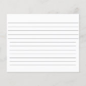 レトロ赤面エプロンキッチンツールレシピカード (裏面)