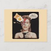 レトロ超現実的な卵のための朝食,この経済で ポストカード (正面)