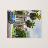 レトロ車のハバナ通り ジグソーパズル (横)