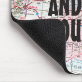 レトロ車オンロードマップマウスパッド マウスパッド (コーナー)