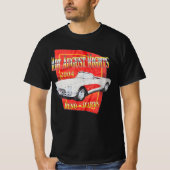 レトロ車威厳がある車 Tシャツ (正面)