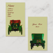 レトロ車車の- 名刺 (正面/裏面)