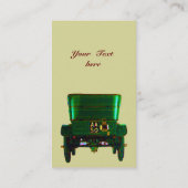 レトロ車車の- 名刺 (裏面)