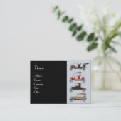 レトロ車2 – 自動修理車の、 名刺 (スタンド正面)