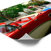 レトロ車 ポスター (角)