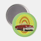 レトロ車 マグネット (正面/裏面)