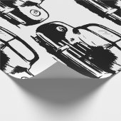 レトロ車 ラッピングペーパー