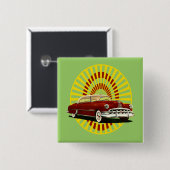 レトロ車 缶バッジ (正面&裏面)