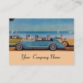 レトロ車 – 自動修車の復 名刺 (裏面)