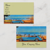 レトロ車 – 自動修車の復 名刺 (正面/裏面)