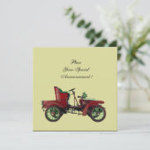 レトロ車、自動復旧 案内状 (スタンド正面)