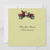 レトロ車、自動復旧 案内状 (裏面)