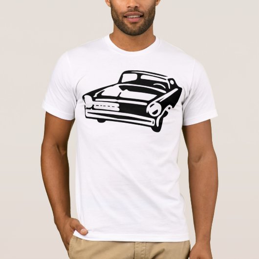 レトロ車 Tシャツ (正面)