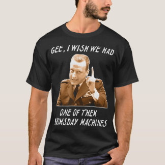 レトロ軍の名言 ドゥームズデイマシンポスター デザイン Tシャツ