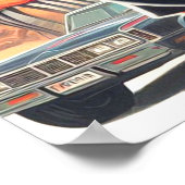 レトロ軍隊女性 ポスター (角)