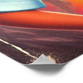 レトロ軍隊女性 ポスター (角)