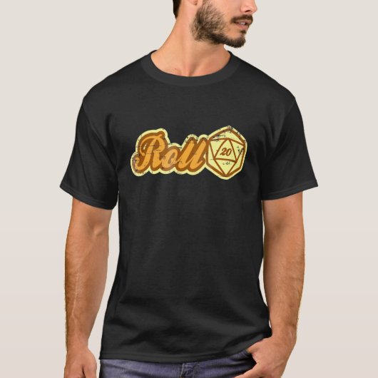 レトロ転が20Rpgゲーマー Tシャツ (正面)