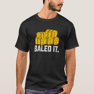 レトロ農業恋人It農家おもしろいかわいいBal Tシャツ