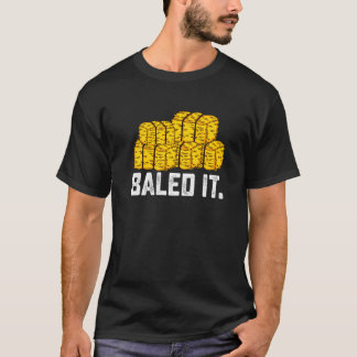 レトロ農業恋人It農家おもしろいかわいいBal Tシャツ