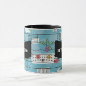 レトロ退職した1950年代ミッドセンチュリーモダン マグカップ (中央)