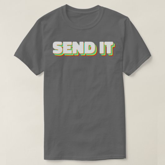 レトロ送信Full Send It Tシャツ (デザイン正面)