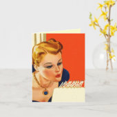 レトロ遅素晴らし誕生日申し訳ないノートカード カード (黄色い花)