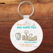 レトロ'郡市' キーホルダー (正面)