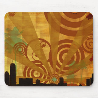 レトロ都市 マウスパッド