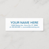 レトロ配管工 スキニー名刺 (裏面)