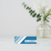 レトロ配管工 スキニー名刺 (スタンド正面)