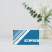 レトロ配管工 名刺 (スタンド正面)