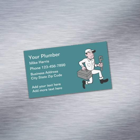 レトロ配管配管用名刺磁石 マグネット名刺 (インサイチュ)