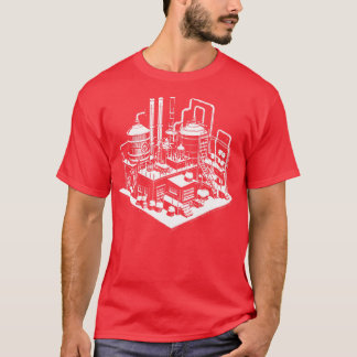 レトロ醸造所デザイン Tシャツ