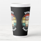 レトロ醸造覚醒ホットドリンクへ行く カフェラテマグ (正面)