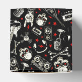 レトロ重パーソナライズされた金属パターン フェイバーボックス (上部)