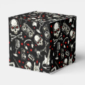 レトロ重パーソナライズされた金属パターン フェイバーボックス (裏面サイド)