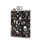 レトロ重金属パターン フラスク (左)