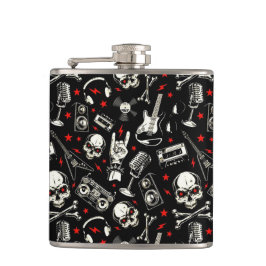レトロ重金属パターン フラスク