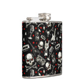 レトロ重金属パターン フラスク (右)