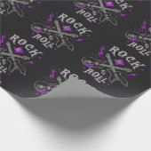 レトロ重金属パターン ラッピングペーパー (角)