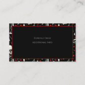 レトロ重金属パターン 名刺 (裏面)