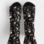 レトロ重金属 ソックス (上部)