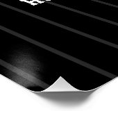 レトロ野球の名前を追加Pinstriedチームプレーヤー ポスター (コーナー)