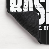 レトロ野球の名前を追加Pinstriedチームプレーヤー マウスパッド (コーナー)