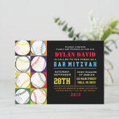 レトロ野球をテーマにしたバーバルミツワー招待状 招待状 (スタンド正面)