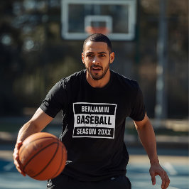 レトロ野球シーズン20XXブラック Tシャツ